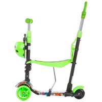 Детский трёхколёсный самокат Chipolino Kiddy Evo (DSKIEH022GG) 20 кг/ Зелёный photo 2