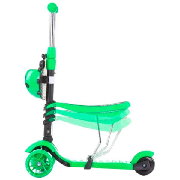 Trotinetă pentru copii cu trei roți Chipolino Kiddy Evo (DSKIEH023LI) 20 kg/ Lime photo 5 Trotinetă pentru copii cu trei roți Chipolino Kiddy Evo (DSKIEH023LI) 20 kg/ Lime photo 5