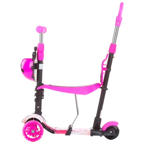 Детский трёхколёсный самокат Chipolino Kiddy Evo (DSKIEH025LO) 20 кг/ Розовый photo 2 Детский трёхколёсный самокат Chipolino Kiddy Evo (DSKIEH025LO) 20 кг/ Розовый photo 2