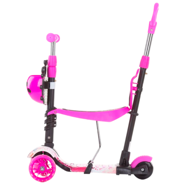 Детский трёхколёсный самокат Chipolino Kiddy Evo (DSKIEH025LO) 20 кг/ Розовый photo 2 Детский трёхколёсный самокат Chipolino Kiddy Evo (DSKIEH025LO) 20 кг/ Розовый photo 2