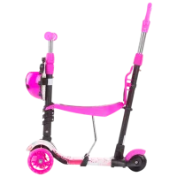Детский трёхколёсный самокат Chipolino Kiddy Evo (DSKIEH025LO) 20 кг/ Розовый photo 2