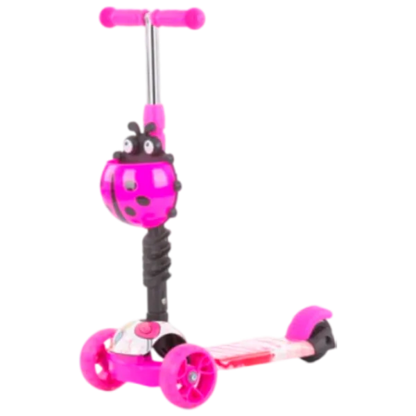 Детский трёхколёсный самокат Chipolino Kiddy Evo (DSKIEH025LO) 20 кг/ Розовый photo 4 Детский трёхколёсный самокат Chipolino Kiddy Evo (DSKIEH025LO) 20 кг/ Розовый photo 4