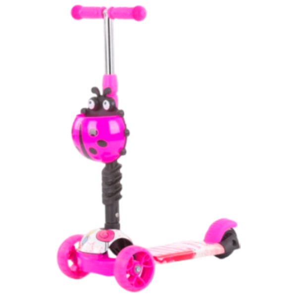 Детский трёхколёсный самокат Chipolino Kiddy Evo (DSKIEH025LO) 20 кг/ Розовый photo 4 Детский трёхколёсный самокат Chipolino Kiddy Evo (DSKIEH025LO) 20 кг/ Розовый photo 4