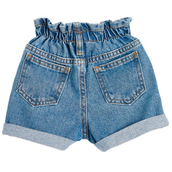 Pantaloni scurți pentru fetiţe Koton jeans baby MID 92/ Indigo photo 2 Pantaloni scurți pentru fetiţe Koton jeans baby MID 92/ Indigo photo 2