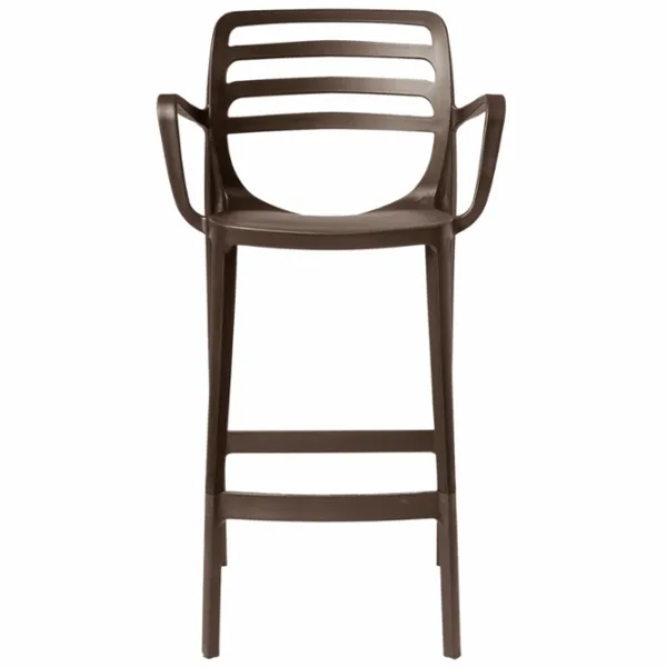 Scaun de bar AG MILA Laura MDF/ MDF/ Cappuccino photo 1