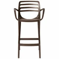 Барный стул AG MILA Лаура МДФ/ МДФ/ Cappuccino