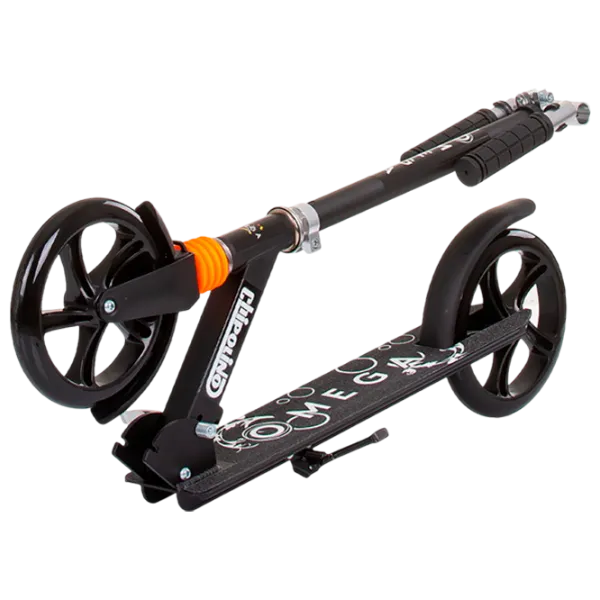 Детский двухколёсный самокат Chipolino Omega (DSOME0236BK) 100 кг/ Черный photo 4