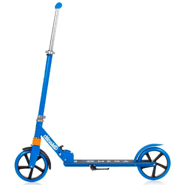 Trotinetă pentru copii cu două roți Chipolino Omega (DSOME0231BL) 100 kg/ Blue photo 2