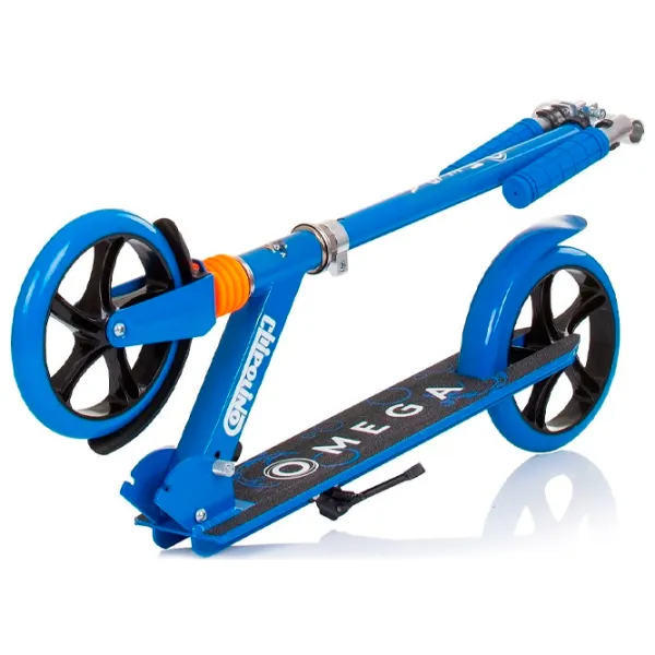 Trotinetă pentru copii cu două roți Chipolino Omega (DSOME0231BL) 100 kg/ Blue photo 4