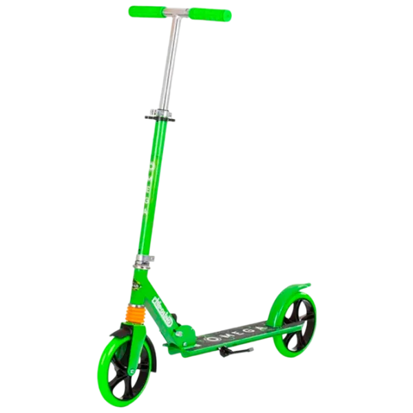 Trotinetă pentru copii cu două roți Chipolino Omega (DSOME0232GR) 100 kg/ Green photo 1