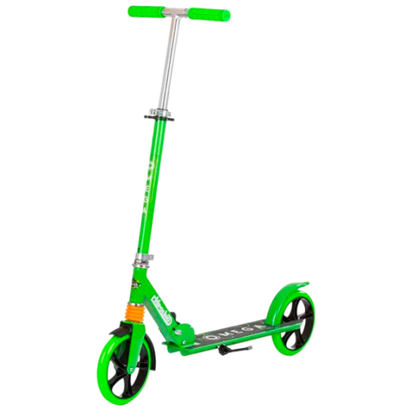 Trotinetă pentru copii cu două roți Chipolino Omega (DSOME0232GR) 100 kg/ Green photo 1