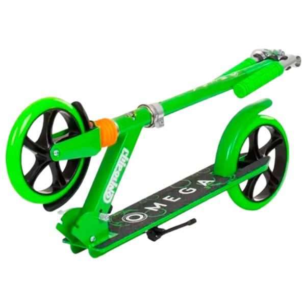 Trotinetă pentru copii cu două roți Chipolino Omega (DSOME0232GR) 100 kg/ Green photo 4