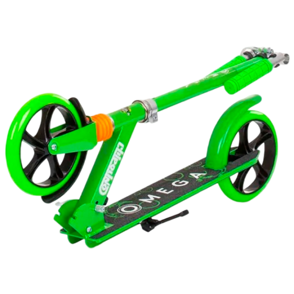 Trotinetă pentru copii cu două roți Chipolino Omega (DSOME0232GR) 100 kg/ Green photo 4