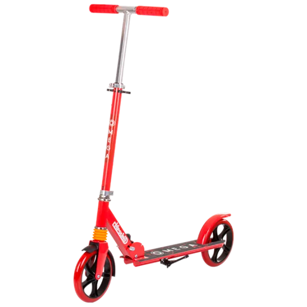 Trotinetă pentru copii cu două roți Chipolino Omega (DSOME0233RE) 100 kg/ Red photo 1