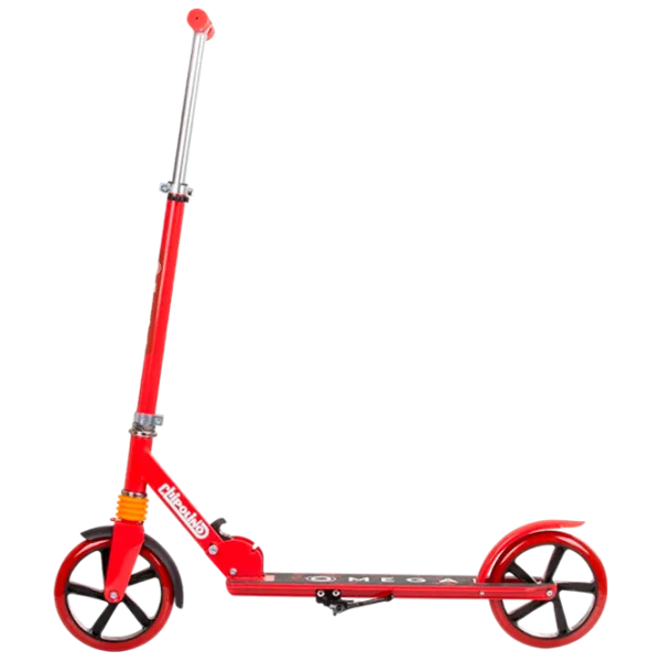 Trotinetă pentru copii cu două roți Chipolino Omega (DSOME0233RE) 100 kg/ Red photo 2