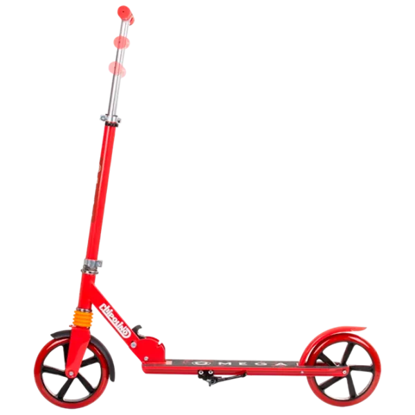 Trotinetă pentru copii cu două roți Chipolino Omega (DSOME0233RE) 100 kg/ Red photo 3