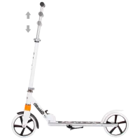 Trotinetă pentru copii cu două roți Chipolino Omega (DSOME0235WH) 100 kg/ White photo 3