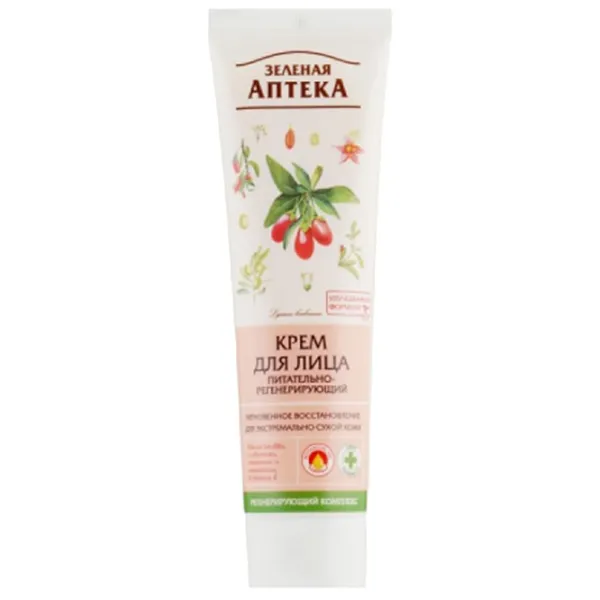 Cremă pentru față ЗЕЛЁНАЯ АПТЕКА Nutritiv/ regenerare Toate tipurile/ 100 ml photo 1 Cremă pentru față ЗЕЛЁНАЯ АПТЕКА Nutritiv/ regenerare Toate tipurile/ 100 ml photo 1