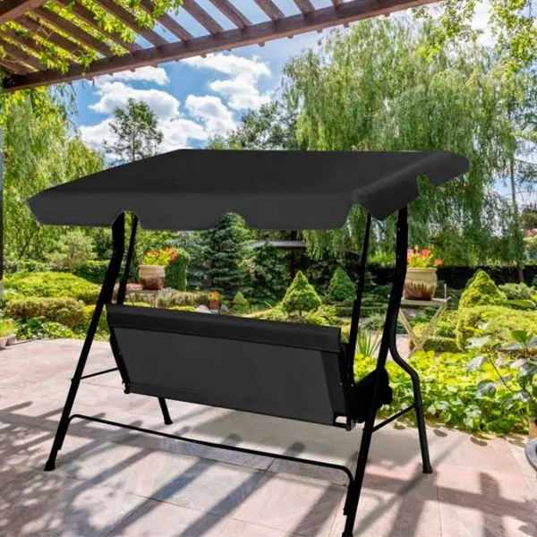 Leagăn de grădină Costway OP70491BK (5676134) Black/ 240 kg photo 6 Leagăn de grădină Costway OP70491BK (5676134) Black/ 240 kg photo 6