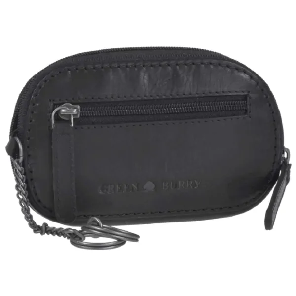 Husă pentru chei Unisex Green Burry 1125-20 Piele naturală/ Black photo 2 Husă pentru chei Unisex Green Burry 1125-20 Piele naturală/ Black photo 2