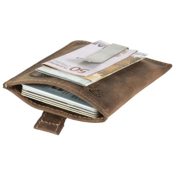 Husă pentru carduri pentru bărbați Green Burry 1614-25 Piele naturală/ Brown photo 3 Husă pentru carduri pentru bărbați Green Burry 1614-25 Piele naturală/ Brown photo 3