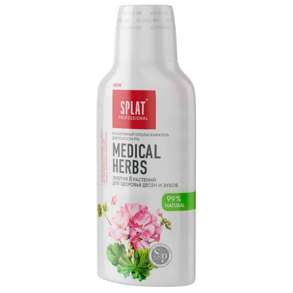 Ополаскиватели для рта Splat Professional Medical Herbs 275 мл photo 2 Ополаскиватели для рта Splat Professional Medical Herbs 275 мл photo 2