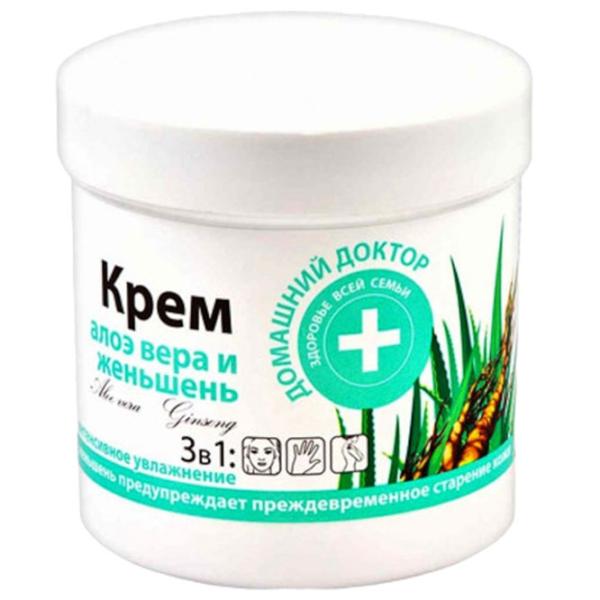 Cremă pentru față Home Doctor Aloe vera/ ginseng Toate tipurile/ 250 ml photo 1 Cremă pentru față Home Doctor Aloe vera/ ginseng Toate tipurile/ 250 ml photo 1