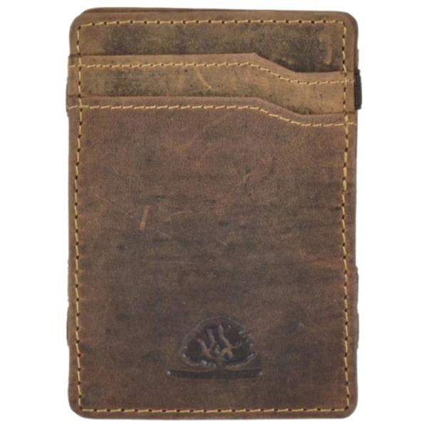 Husă pentru carduri pentru bărbați Green Burry 1608-25 Piele naturală/ Brown photo 1