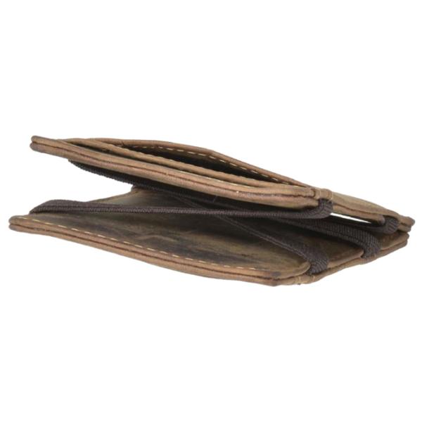 Husă pentru carduri pentru bărbați Green Burry 1608-25 Piele naturală/ Brown photo 3