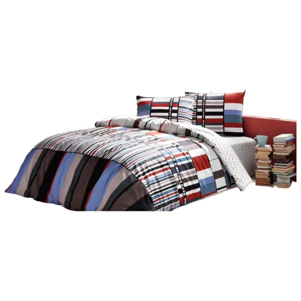 Постельное бельё Tac Genc Moda Foster Mavi 2 Pанфорс photo 1 Постельное бельё Tac Genc Moda Foster Mavi 2 Pанфорс photo 1