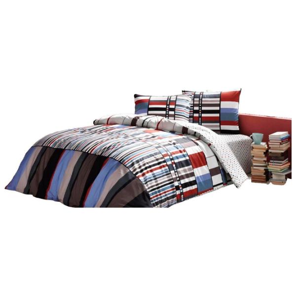 Постельное бельё Tac Genc Moda Foster Mavi 2 Pанфорс photo 1 Постельное бельё Tac Genc Moda Foster Mavi 2 Pанфорс photo 1
