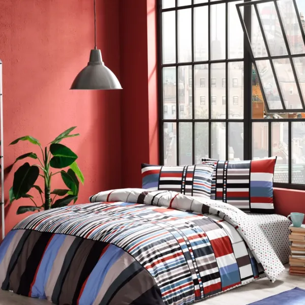 Постельное бельё Tac Genc Moda Foster Mavi 2 Pанфорс photo 2 Постельное бельё Tac Genc Moda Foster Mavi 2 Pанфорс photo 2
