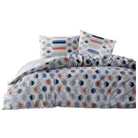 Постельное бельё Tac Genc Moda Sanna Mavi 2 Pанфорс