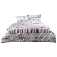 Постельное бельё Tac Genc Moda Teddy Grey 2 Pанфорс