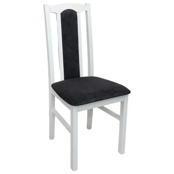 Scaun de bucătărie Drewmix Bos 7 24B Stofă/ White Gray photo 1