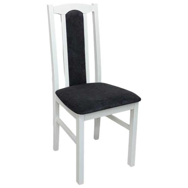 Scaun de bucătărie Drewmix Bos 7 24B Stofă/ White Gray photo 1