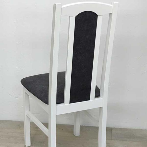 Scaun de bucătărie Drewmix Bos 7 24B Stofă/ White Gray photo 3
