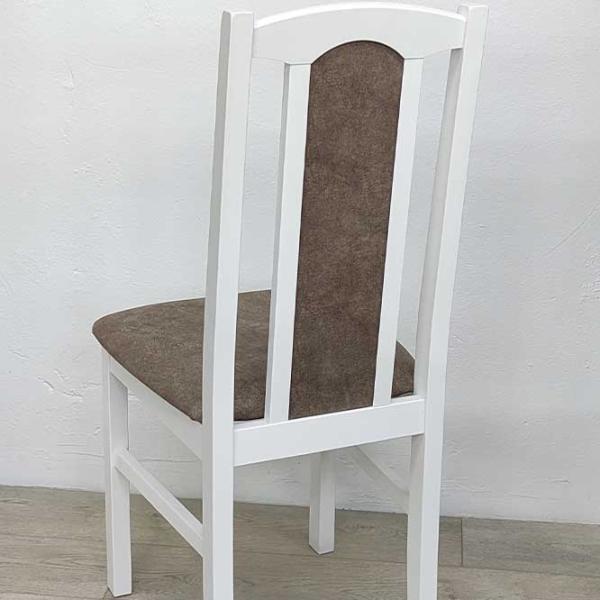Scaun de bucătărie Drewmix Bos 7 25B Stofă/ White Brown photo 3 Scaun de bucătărie Drewmix Bos 7 25B Stofă/ White Brown photo 3