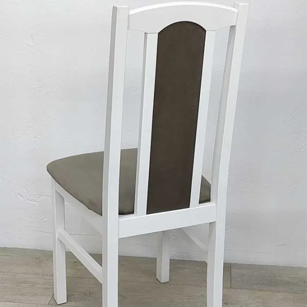 Кухонный стул Drewmix Bos 7 27B Ткань/ Белый Темно-серый photo 3 Кухонный стул Drewmix Bos 7 27B Ткань/ Белый Темно-серый photo 3