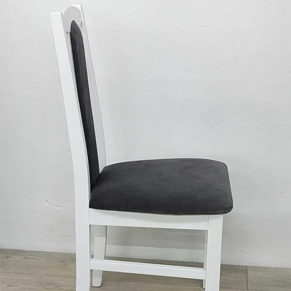 Scaun de bucătărie Drewmix Bos 7 28B Stofă/ White Black photo 2 Scaun de bucătărie Drewmix Bos 7 28B Stofă/ White Black photo 2