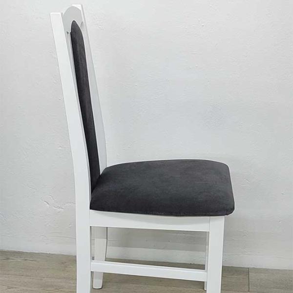 Scaun de bucătărie Drewmix Bos 7 28B Stofă/ White Black photo 2 Scaun de bucătărie Drewmix Bos 7 28B Stofă/ White Black photo 2