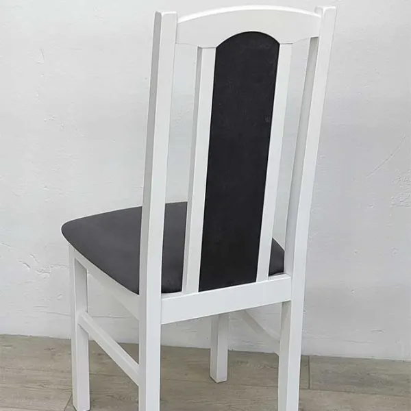 Scaun de bucătărie Drewmix Bos 7 28B Stofă/ White Black photo 3 Scaun de bucătărie Drewmix Bos 7 28B Stofă/ White Black photo 3