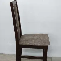 Scaun de bucătărie Drewmix Bos 7 25B Stofă/ Nuc Brown photo 2