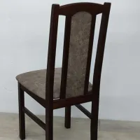 Scaun de bucătărie Drewmix Bos 7 25B Stofă/ Nuc Brown photo 3