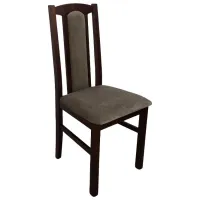 Кухонный стул Drewmix Bos 7 27B Ткань/ Орех Серый