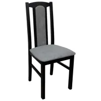 Кухонный стул Drewmix Bos 7 1B Ткань/ Венге Серый