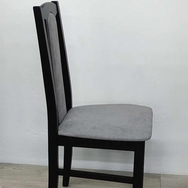 Scaun de bucătărie Drewmix Bos 7 1B Stofă/ Wenge Gray photo 2 Scaun de bucătărie Drewmix Bos 7 1B Stofă/ Wenge Gray photo 2