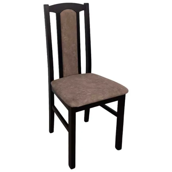 Scaun de bucătărie Drewmix Bos 7 25B Stofă/ Wenge Light Sand photo 1