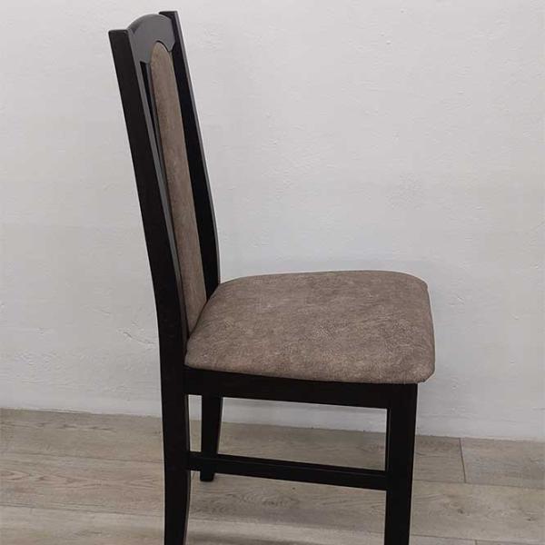 Scaun de bucătărie Drewmix Bos 7 25B Stofă/ Wenge Light Sand photo 2
