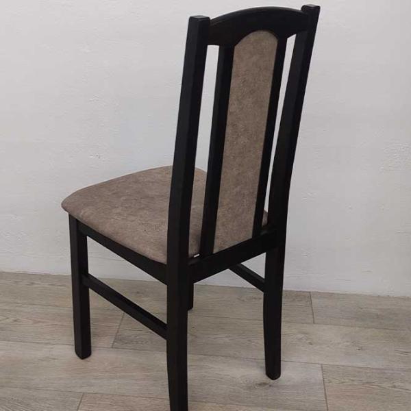 Scaun de bucătărie Drewmix Bos 7 25B Stofă/ Wenge Light Sand photo 3